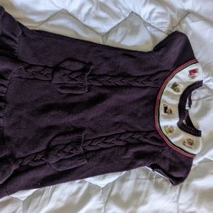 Gymboree 4T brown knit dress